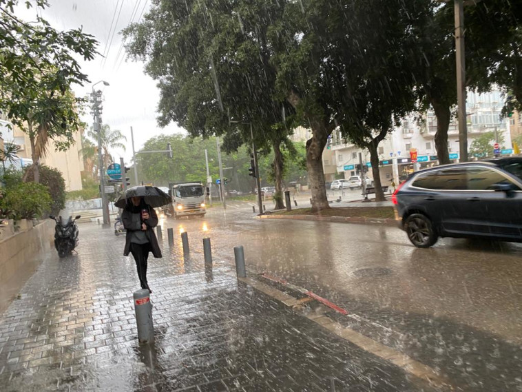 ברד בתל אביב