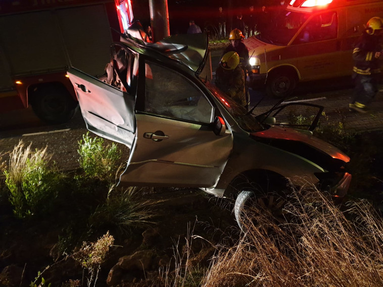 מזירת התאונה סמוך ליפיע