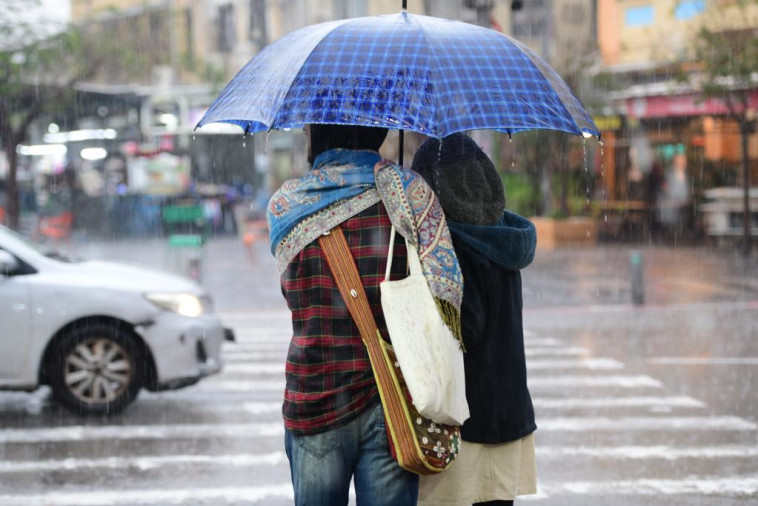 גשם בתל אביב