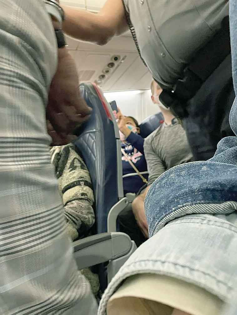 מריבה במטוס