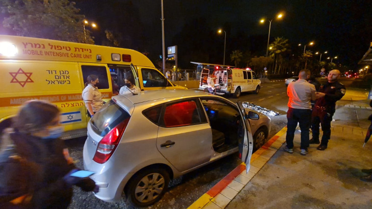 זירת התאונה בקריית ביאליק