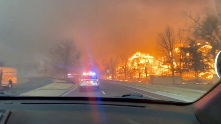 שריפות הענק בקולורדו (צילום: רויטרס)