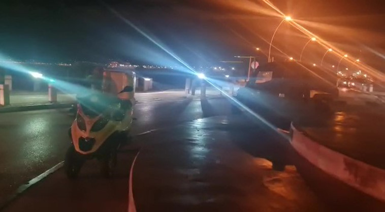 זירת התרסקות המסוק בחיפה