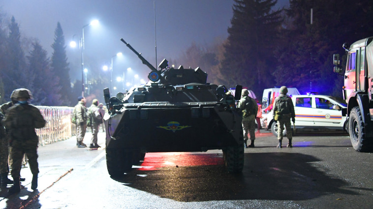 מהומות בקזחסטן (צילום:  REUTERS/Stringer)