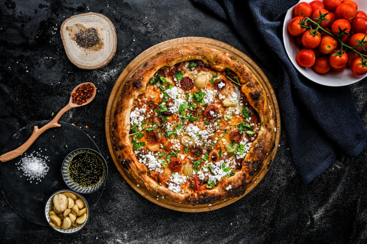 פיצה מטבוחה של מוצ'ה