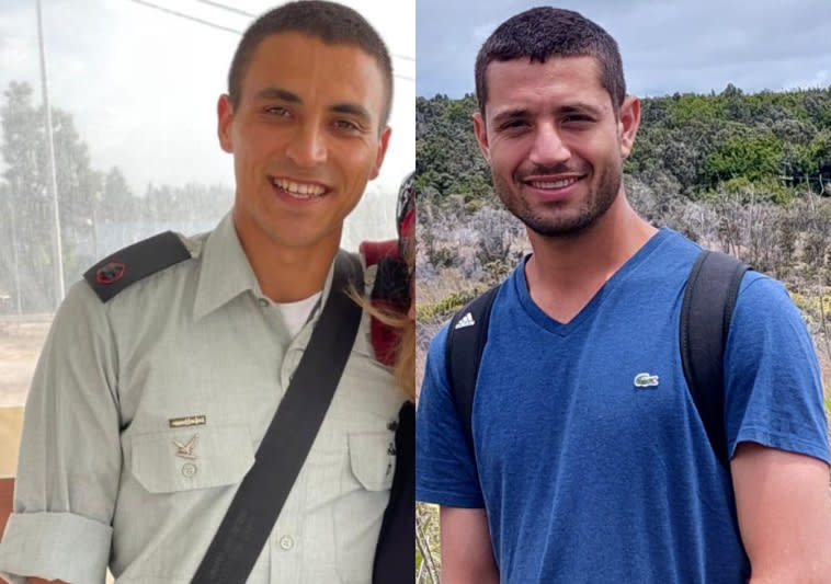 רס''ן אופק אהרון ז''ל (מימין), רס''ן איתמר אלחרר ז''ל (משמאל)