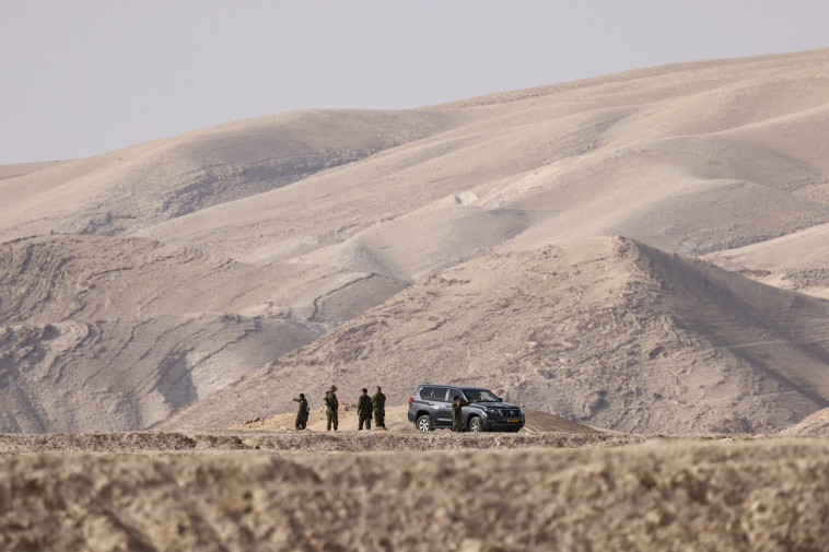 זירת אירוע הירי בבקעת הירדן