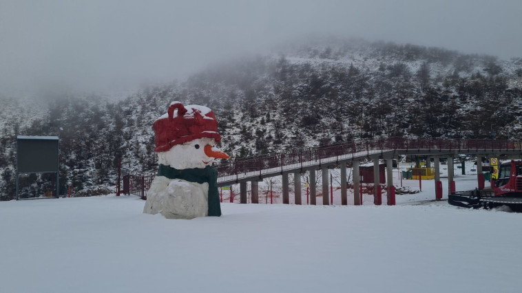 שלג באתר החרמון