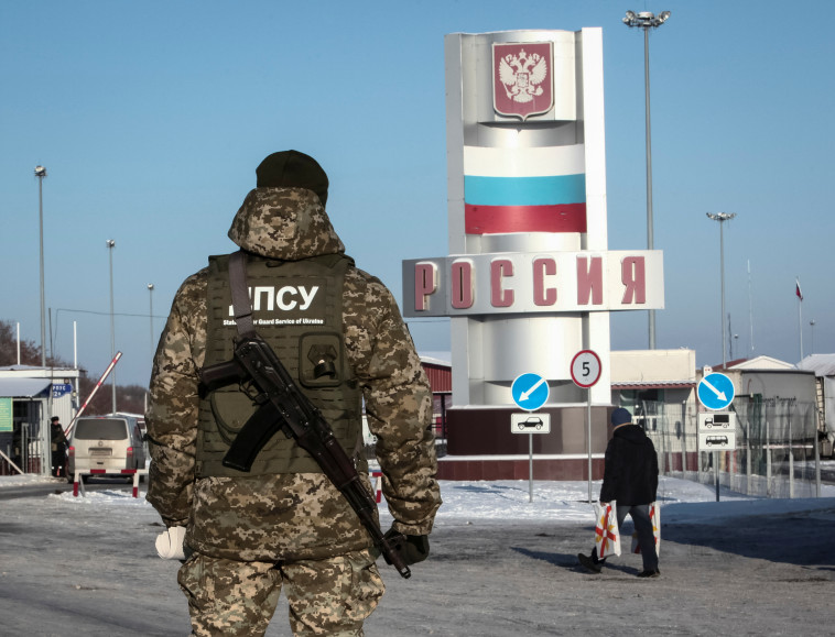 גבול רוסיה-אוקראינה (צילום: REUTERS/Vyacheslav Madiyevskyy)