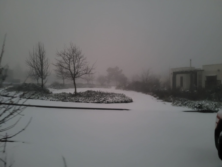 שלג בצפון הגולן