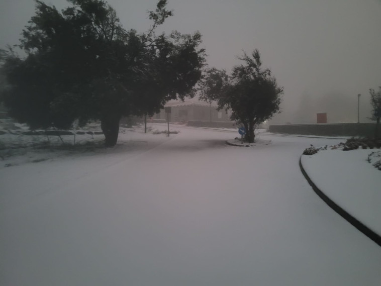 שלג בצפון הגולן