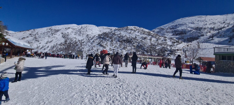 שלג באתר החרמון