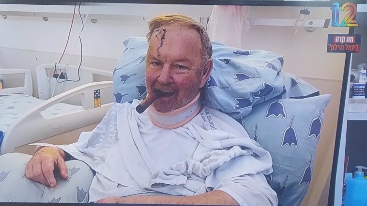 יגאל שילון לאחר התאונה