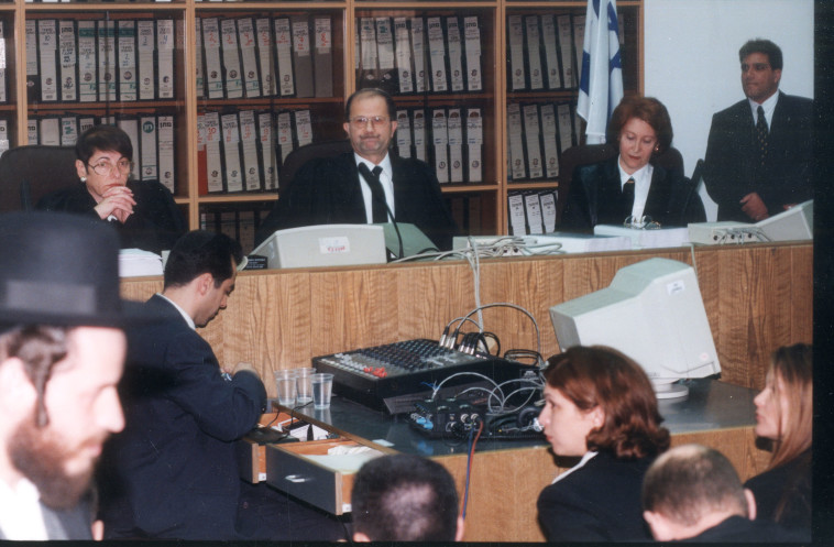 מרים נאור (משמאל) במשפט דרעי (צילום: פלאש 90)
