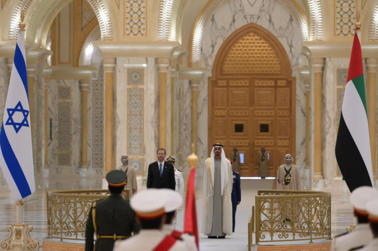 הנשיא הרצוג בביקור באיחוד האמירויות (צילום: עמוס בן גרשום, לע''מ)