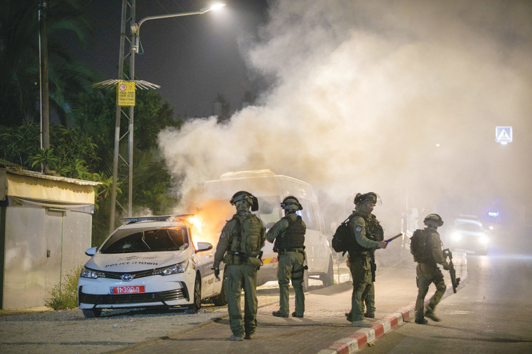 העיר לוד במבצע ''שומר החומות'' (צילום: יוסי אלוני)