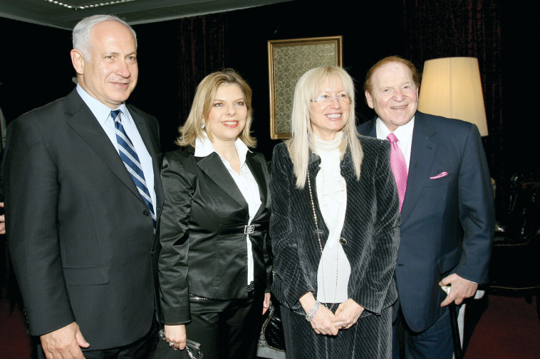 בנימין נתניהו ושלדון אדלסון