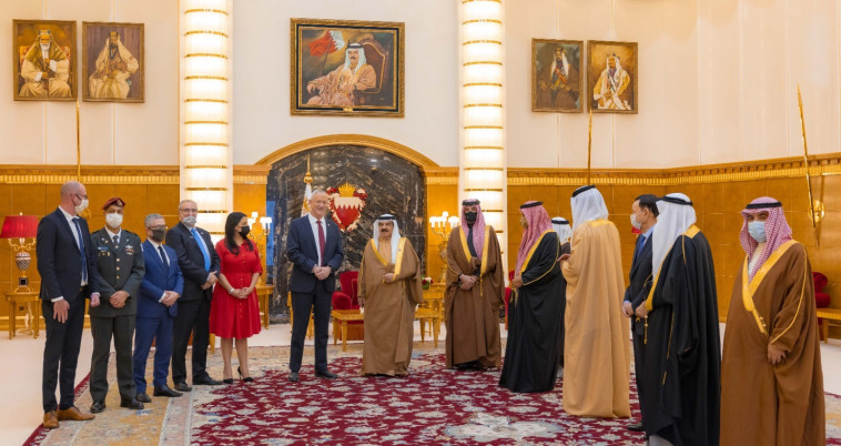 פגישת גנץ ומלך בחריין