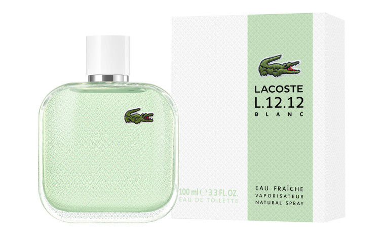 בושם לגבר LACOSTE L.12.12 Blanc Eau Fra&icirc;che, לקוסט. מחיר: 299 שקלים