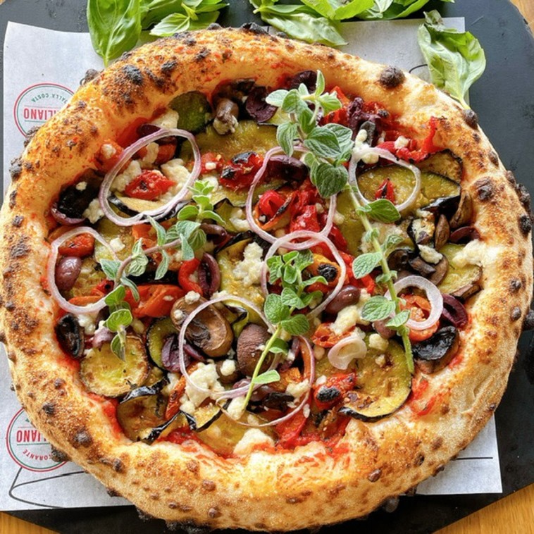 הפיצה הטבעונית של איטליאנו דה לה קוסטה