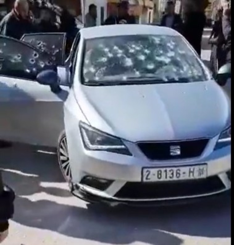 רכבם של שלושת המחבלים