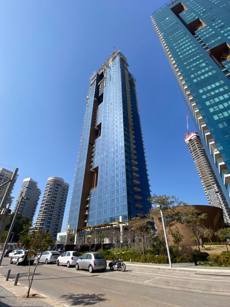 זירת התאונה בתל אביב