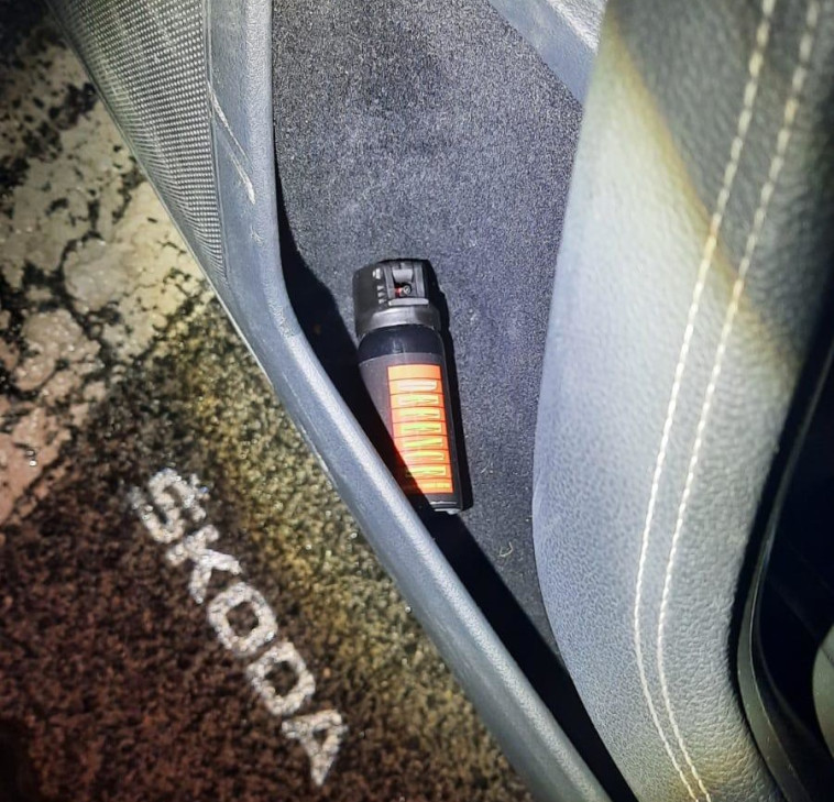 הגז המדמיע שנמצא אצל החשודים