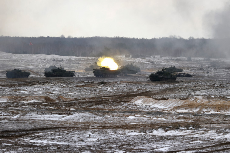 צבא רוסיה (צילום: adim Yakubyonok/BelTA/Handout via REUTERS)