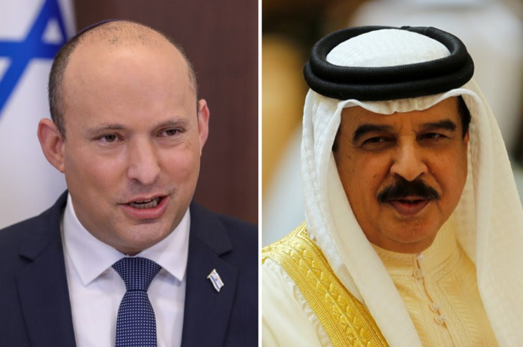 מלך בחריין, חמד בן עיסא אאל ח'ליפה ונפתלי בנט