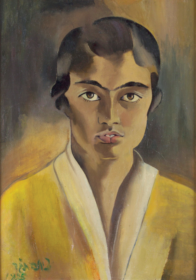 ''נערה בצהוב'', 1925