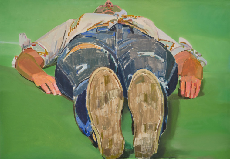 פאטמה שנאן, דיוקן עצמי על רקע ירוק