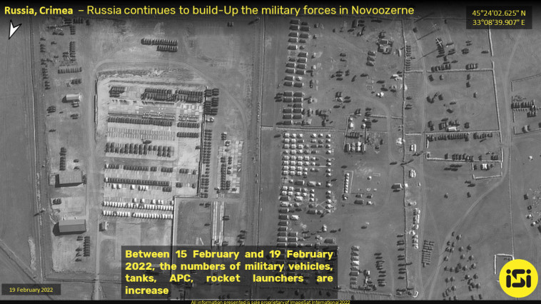 הצבא הרוסי בחצי האי כרים דוח המודיעין של אימג'סאט אינטרנשיונל (צילום: ImageSat International (ISI) www.imagesatintl.com)