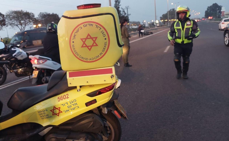 מזירת האירוע בכביש 40