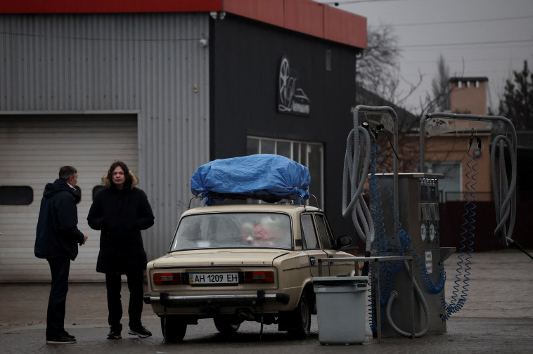 Ukrainian residents after Putin's announcement (Photo: REUTERS / Carlos Barria)