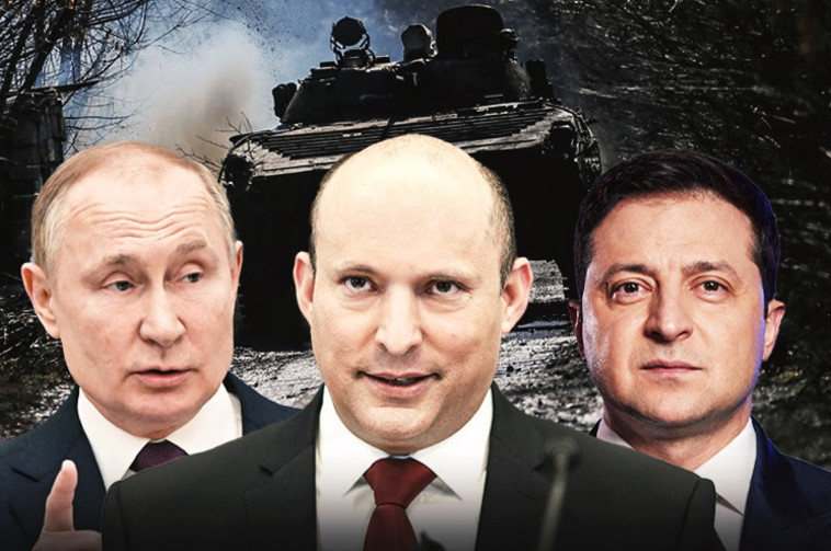 ולדימיר זלנסקי, נפתלי בנט, ולידימיר פוטין