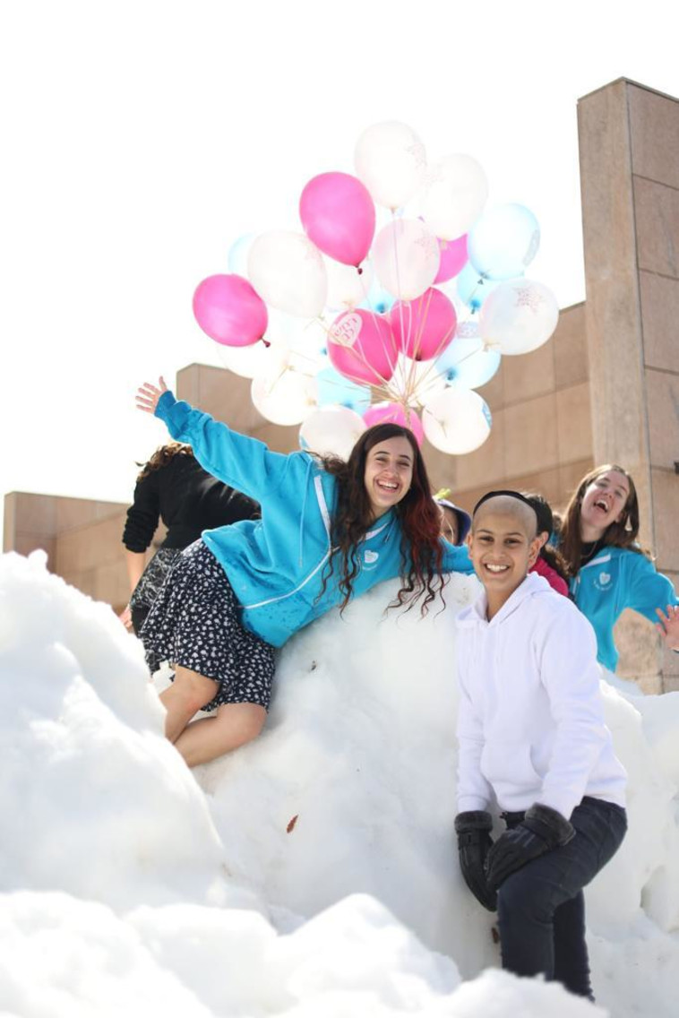 שלג בבית החולים ספרא