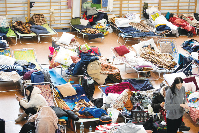 פליטים מאוקראינה בגבול עם פולין