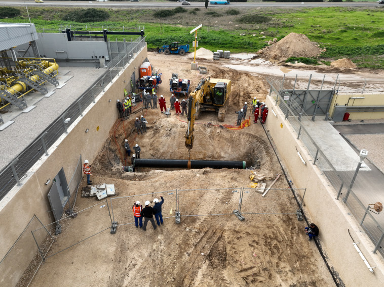 אנרג'יאן מתחברת רשמית למערכת הגז הארצית של ישראל