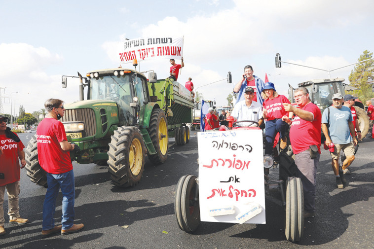 הפגנת חלקאות (צילום: יוסי אלוני, פלאש 90)