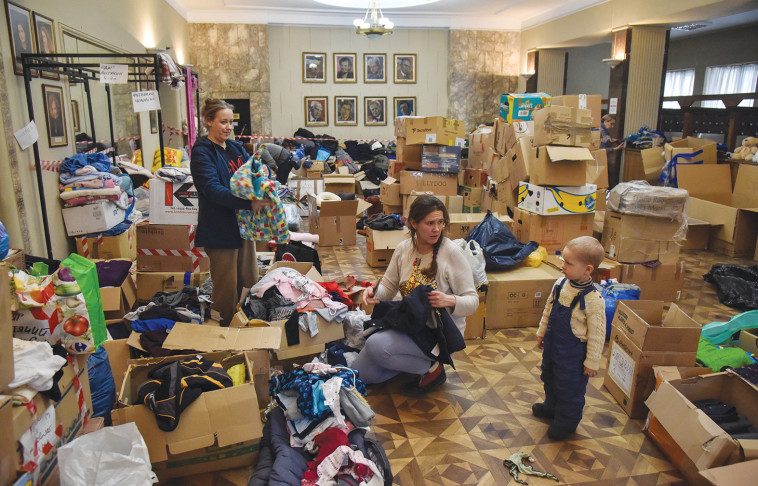 פליטים בלבוב, אוקראינה