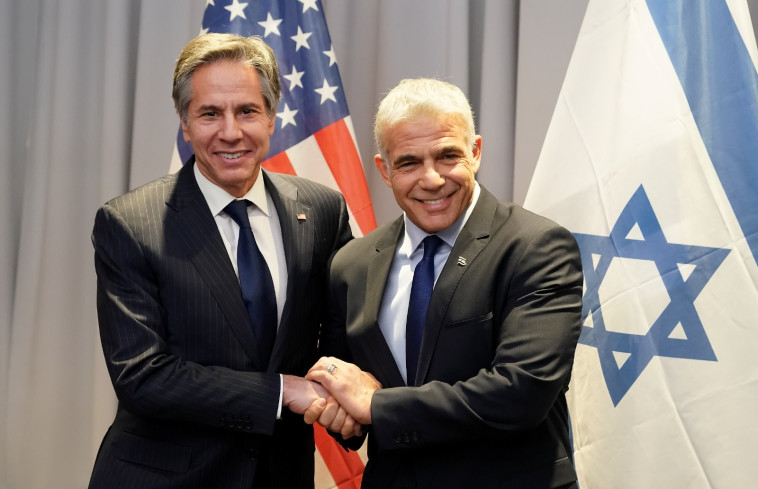 יאיר לפיד ואנתוני בלינקן