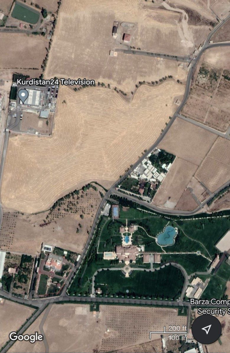 נזק ממתקפת הטילים האיראנית בארביל, עיראק (צילום: רשתות חברתיות ערביות)