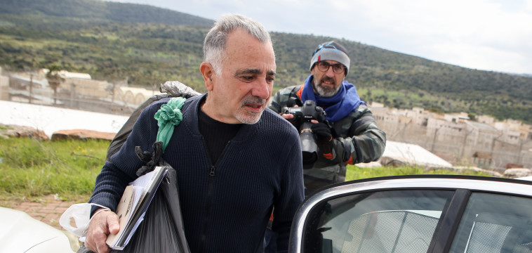 משה איבגי עם שחרורו ממאסר