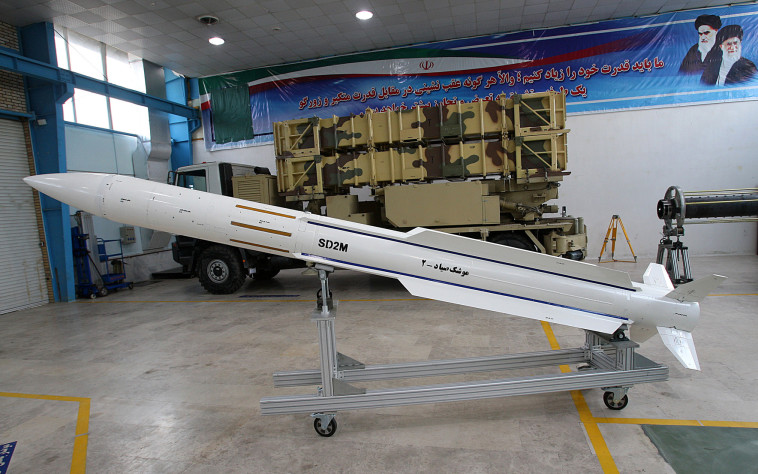 טיל ''סאיאד -2'' מתוצרת איראן (צילום: AFP via Getty Images)