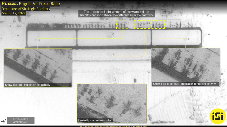 בסיס חיל האוויר הרוסי אנגלס (צילום: וח מודיעין של חברת אימג'סאט אינטרנשיונל (ImageSat International - ISI), חברת הלוויינים ופתרונות המוד)
