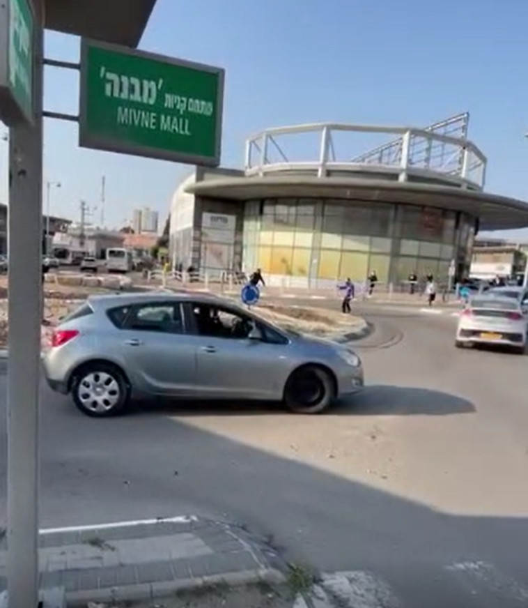 זירת פיגוע הדקירה בבאר שבע