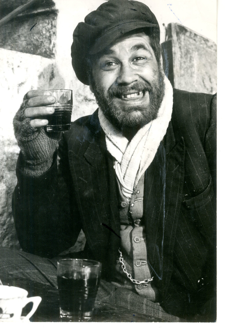 יהודה בארקן ז''ל בצילומי הסרט ''לופו'', 1970  (צילום: אסא דברת)