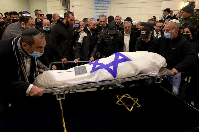 Funeral of Laura Yitzhak (Photo: Menahem Kahana / AFP via Getty Images)