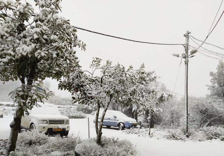 שלג ברמת הגולן