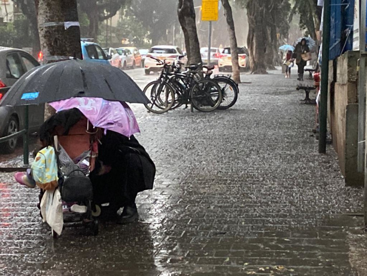 ברד בתל אביב
